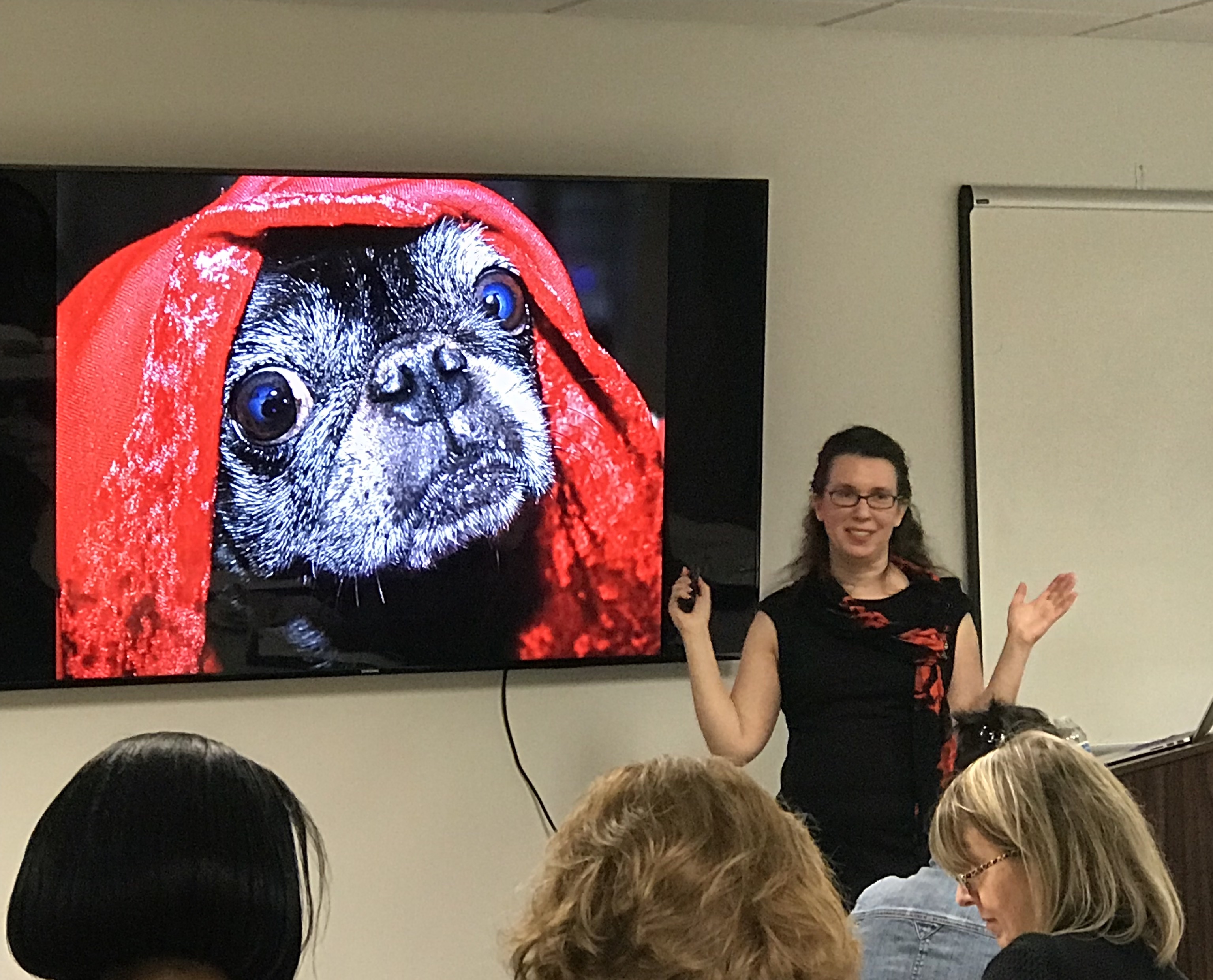 Debbie Finkelstein leading a communication workshop
